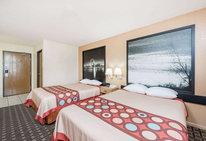Quarto Estandar 2 Camas Casal, Super 8 By Wyndham Lebanon