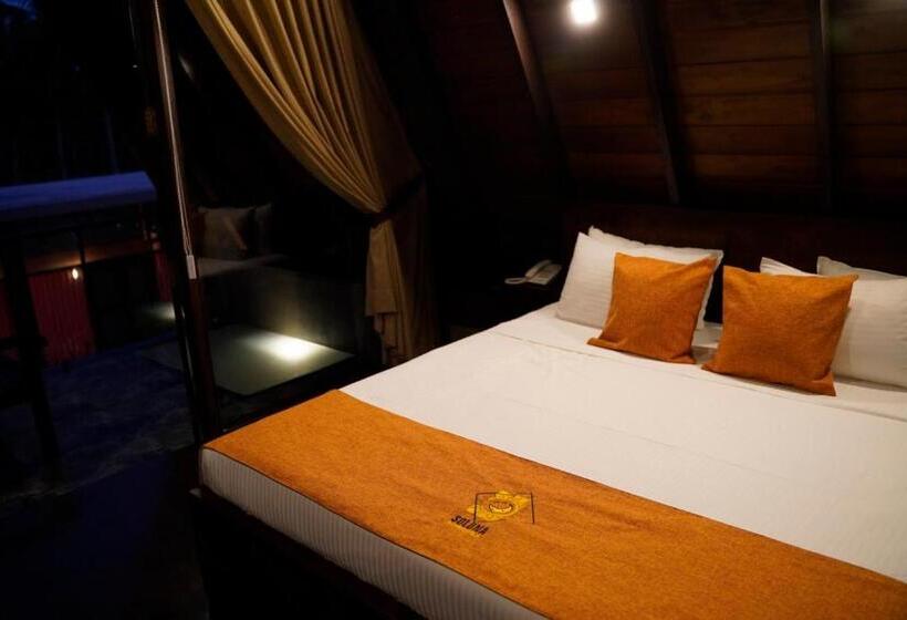 带花园景观和一个卧室的别墅, Soluna Beach Resort