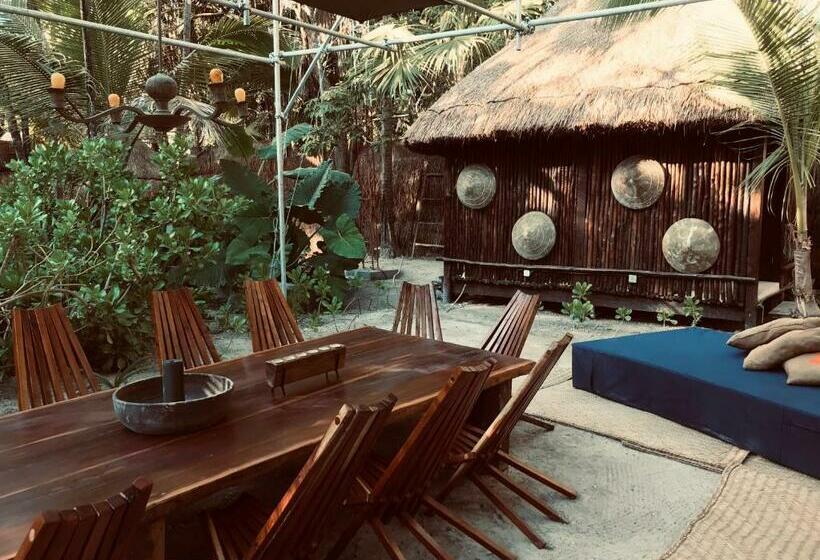 オーシャンビューデラックスルームバルコニー付き, Libelula Tulum Beachfront
