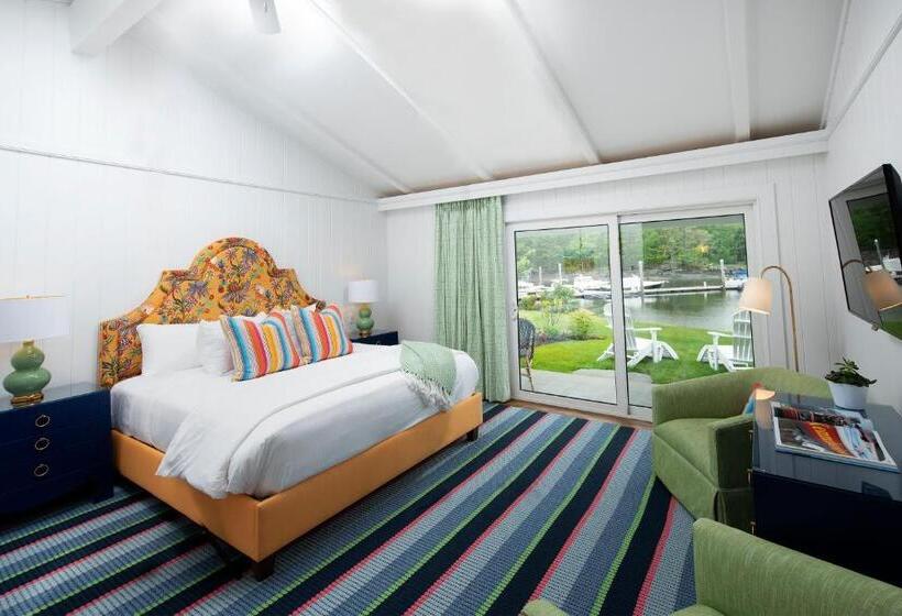带大床的豪华间, Yachtsman Lodge & Marina