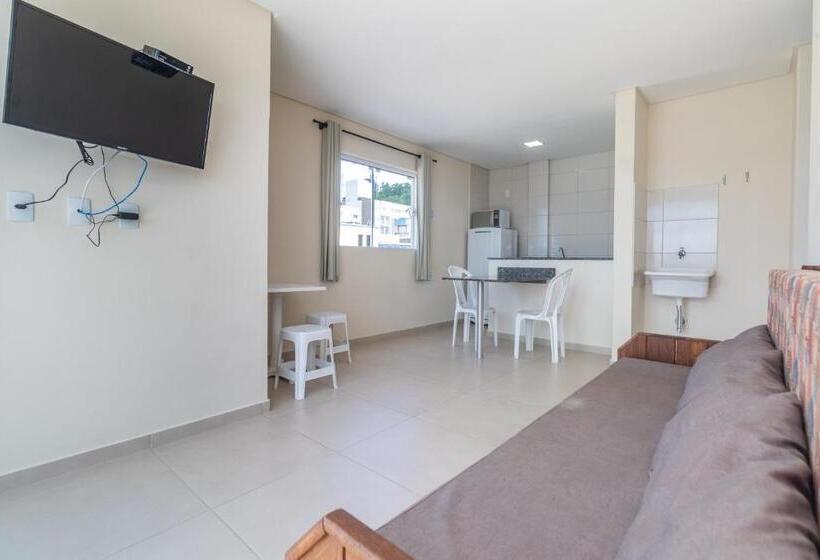 Апартаменты Deluxe 1 Спальня, Pousada Bella Bombinhas   Pé Na Areia