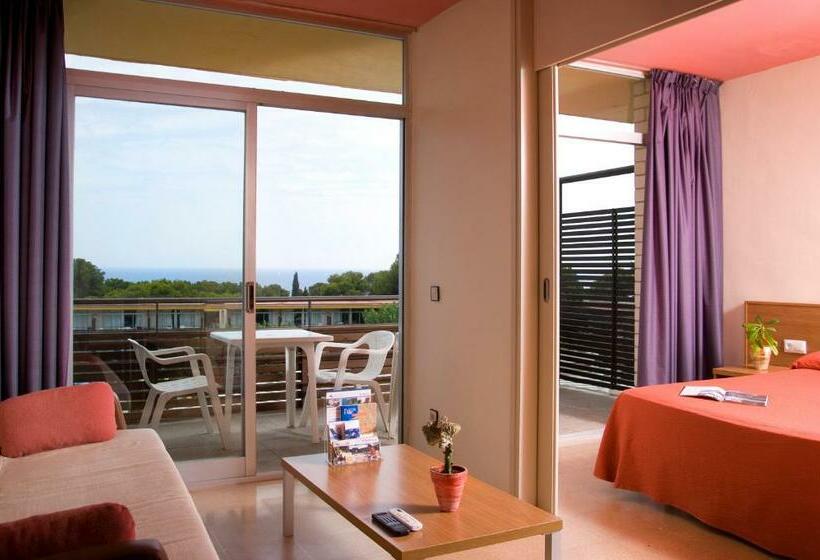 Huoneisto 2 Makuuhuonetta Terassi, Aparthotel Comtat Sant Jordi