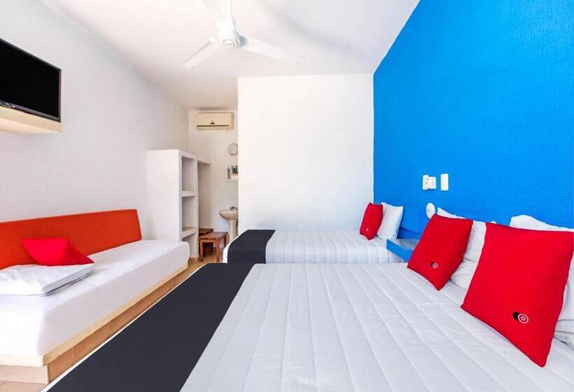 اتاق استاندارد چهار تخته, Capital O Hotel El Mejicano, Acapulco