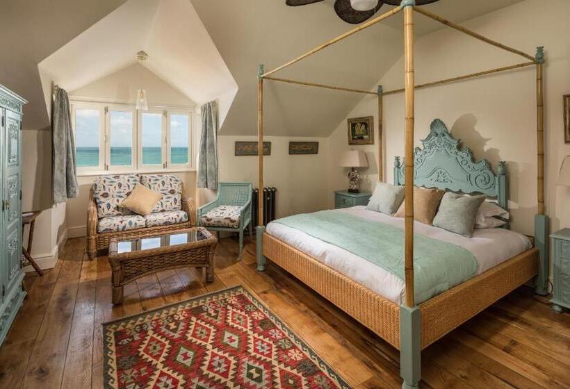 اتاق استاندارد با تخت بزرگ, Tolcarne Beach Colonial Restaurant And Rooms