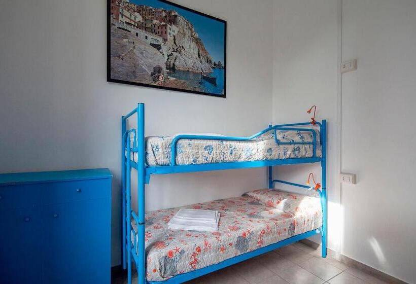 スタンダード４人部屋, Ostello Corniglia
