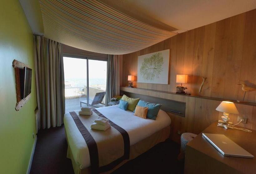 シングルデラックスルーム, Logis Hôtel Restaurant Le Calluna