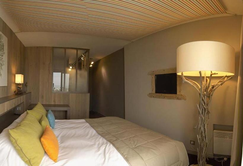 Номер Стандартный с Видом, Logis Hôtel Restaurant Le Calluna