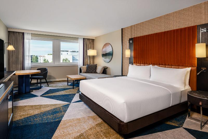 이그제큐티브 룸 킹사이즈 침대, Hilton Vienna Waterfront
