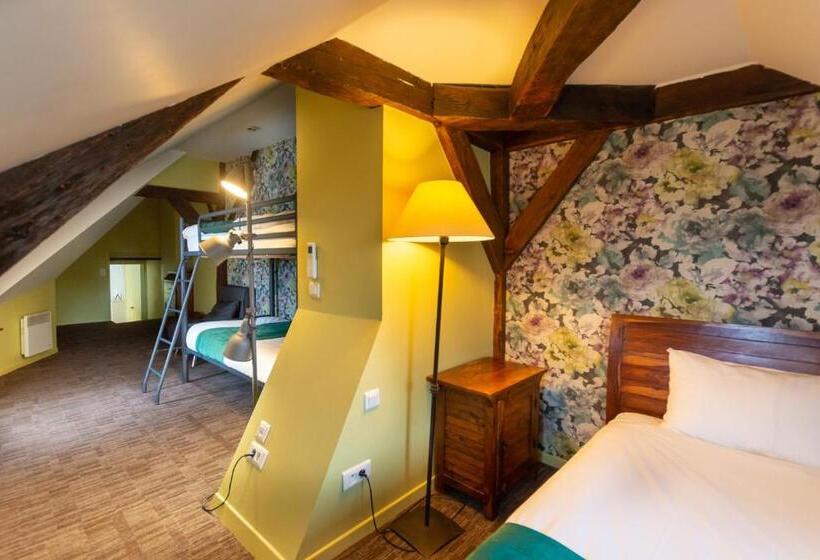 غرفة عائلية, Logis Hôtel Le Vert Galant