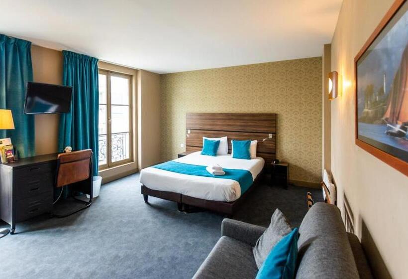 Номер Стандарт Трехместный, Logis Hôtel Le Vert Galant