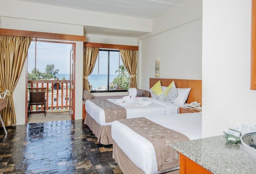 디럭스 룸 바다 전망, Karona Resort & Spa   Sha Extra Plus