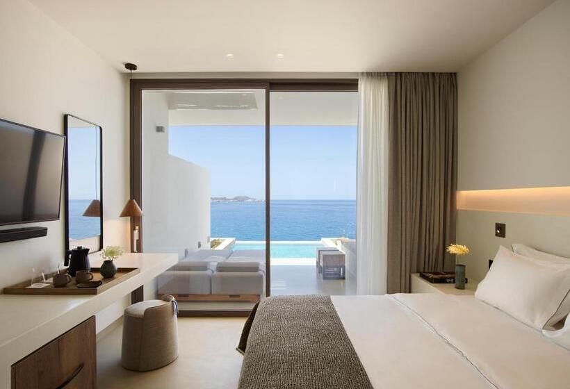 Люкс Deluxe Вид на Море, Domes White Coast Milos, Adults Only   Small Luxury Hotels Of The World