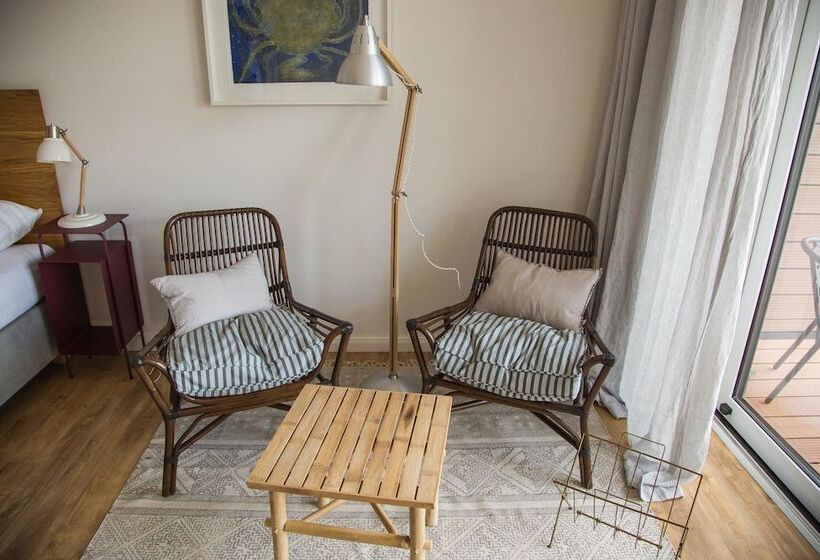Номер Deluxe Вид на Море с Балконом, Ostseestrandhausholnis