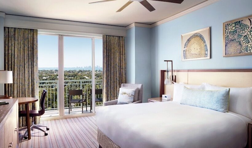 חדר סטנדרט מיטה זוגית עם נוף, The Ritzcarlton Key Biscayne, Miami