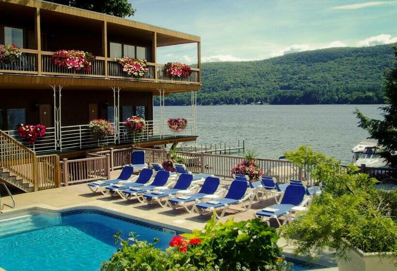 キングサイズベッドのスタンダードルーム, Lake Crest Inn