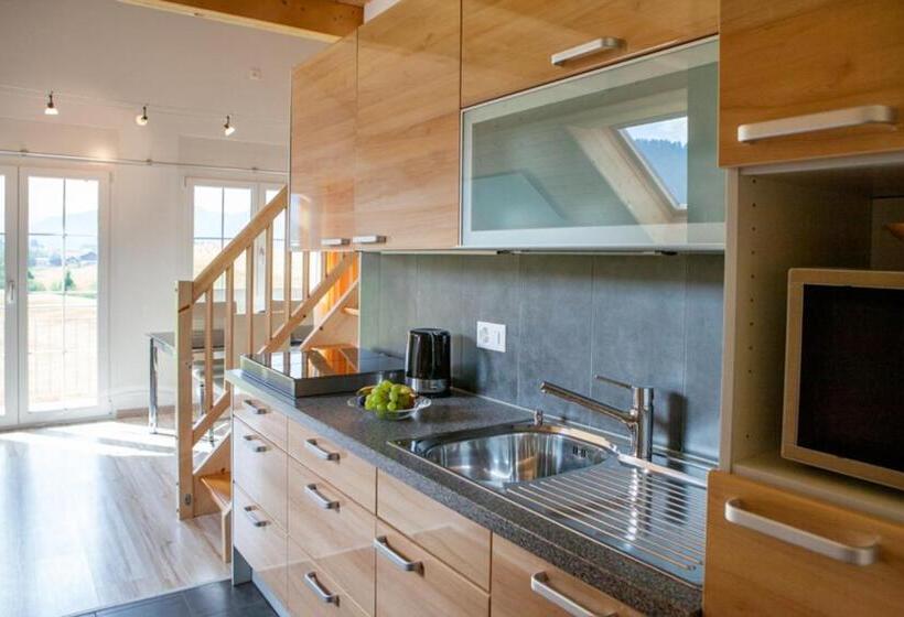 景色の見える一ベッドルームアパートメント, B&b Ferienhof Am See
