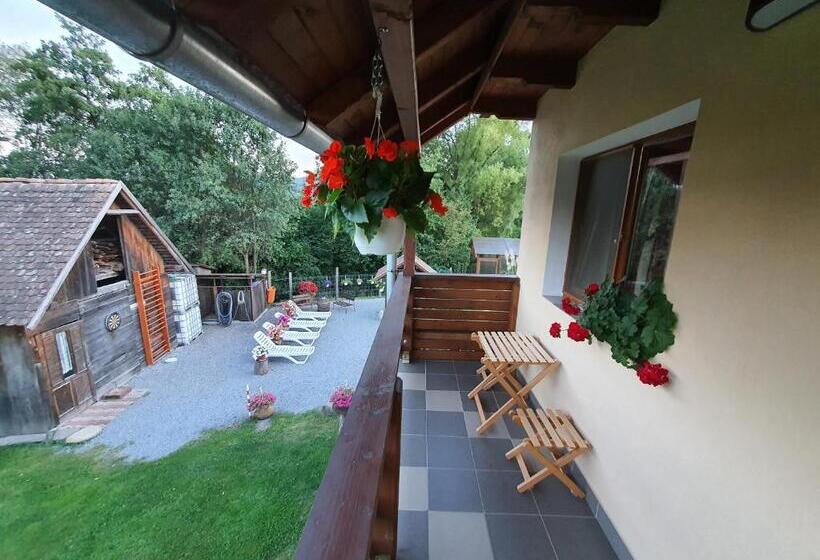 家庭房带园景, Casa Monika Ciocarliei