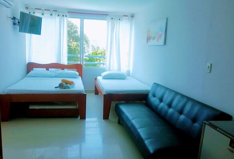 Estúdio Familiar, Apartamentos Laguito Cartagena