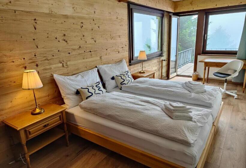 Номер Deluxe Вид на Озеро, Bergsonne Rigi
