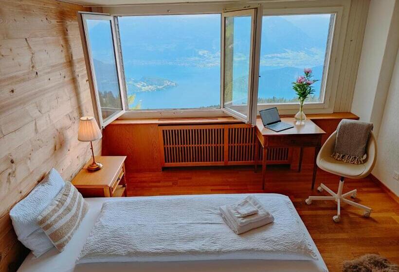 스탠다드 룸 호수 전망, Bergsonne Rigi