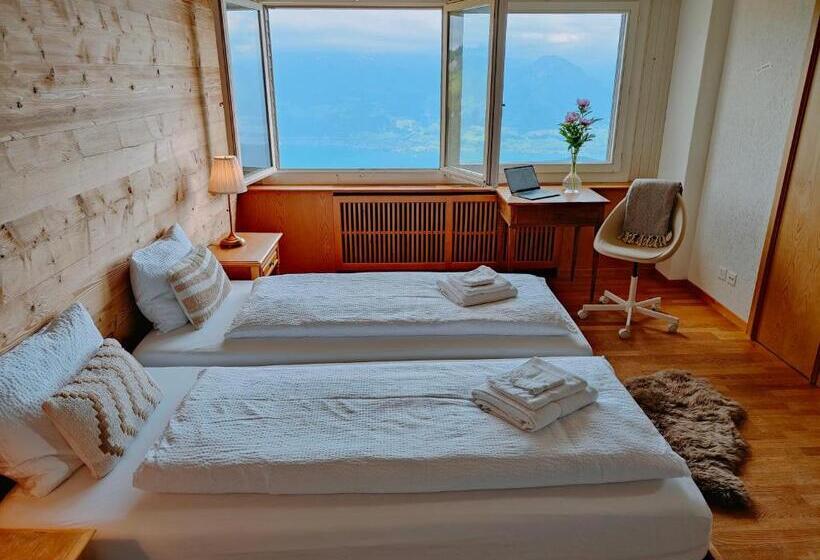Номер Deluxe Вид на Озеро, Bergsonne Rigi