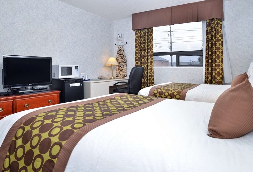 ２ダブルベッドのスタンダードルーム, Lexington Inn & Suites Windsor