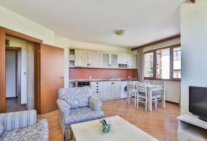 شقة غرفة نوم واحدة مزودة بشُرفة, Pirin Golf & Country Club Apartment Complex