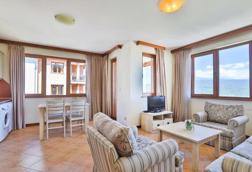 شقة غرفتين نوم مزودة بشُرفة, Pirin Golf & Country Club Apartment Complex