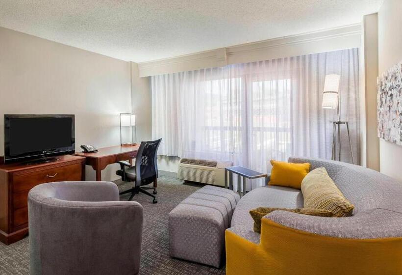 Standaardkamer met Kingsize Bed, Courtyard By Marriott Chattanooga Downtown
