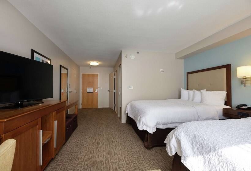 ２ダブルベッドのスタンダードルーム, Hampton Inn & Suites Austinairport