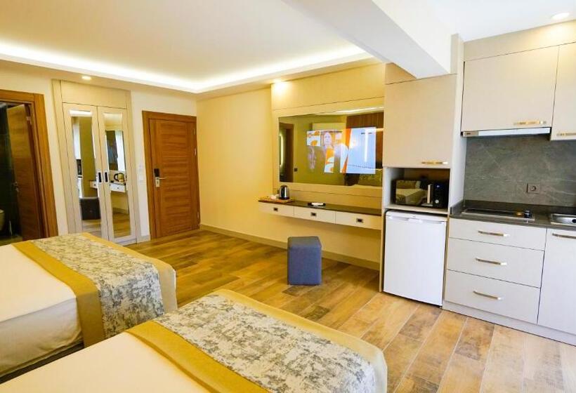 سوییت با چشم‌انداز باغ, Green Beyza Suites