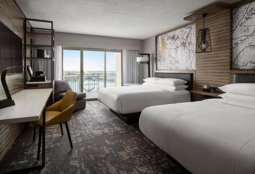 Standardzimmer Queensize Bett, Marriott Indianapolis North