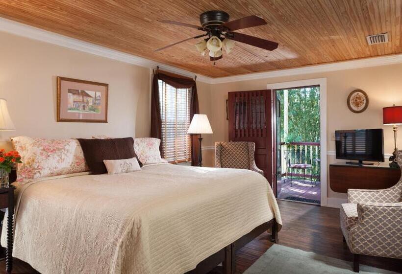 Quarto Deluxe Cama King, St. Francis Inn   Saint Augustine