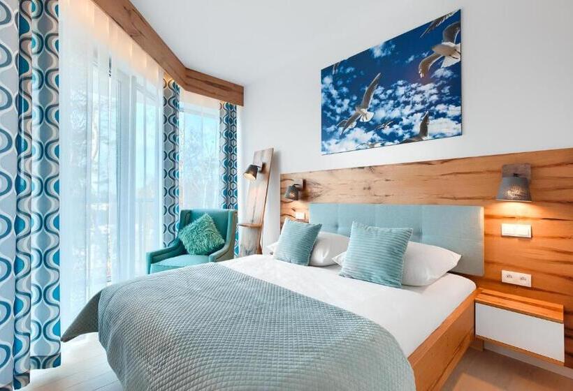Апартаменты Deluxe 1 Спальня Боковой Вид на Море, Dune Resort Mielno   C