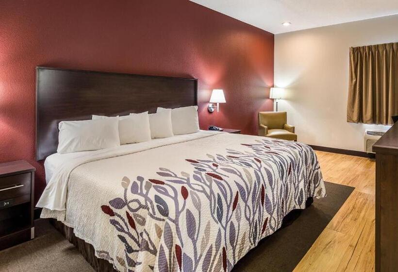带大床的高级房间, Red Roof Inn St Louis  Troy, Il