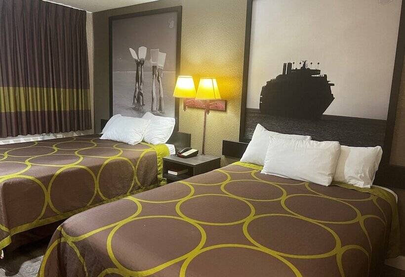 اتاق استاندارد با 2 تخت دوبل, Super 8 By Wyndham La Marque Tx/texas City Area