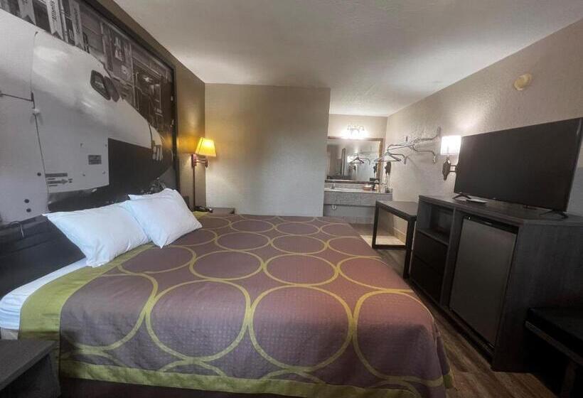 اتاق استاندارد با تخت بزرگ برای معلولان, Super 8 By Wyndham La Marque Tx/texas City Area