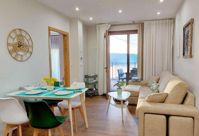 Апартаменты 1 Спальня Вид на Море, Mirador Ría De Aldán Apartamentos