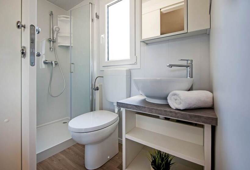 2间卧室的房子, Mediteran Kamp Mobile Homes In Camping Lanterna