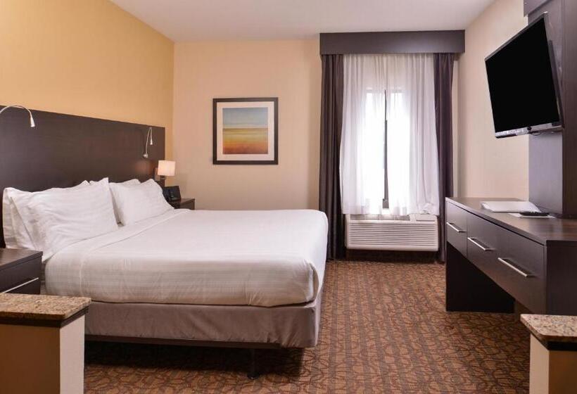 Номер Стандарт Кровать Кинг Адаптированный для Инвалидов, Holiday Inn Express & Suites Topeka West I 70 Wanamaker, An Ihg
