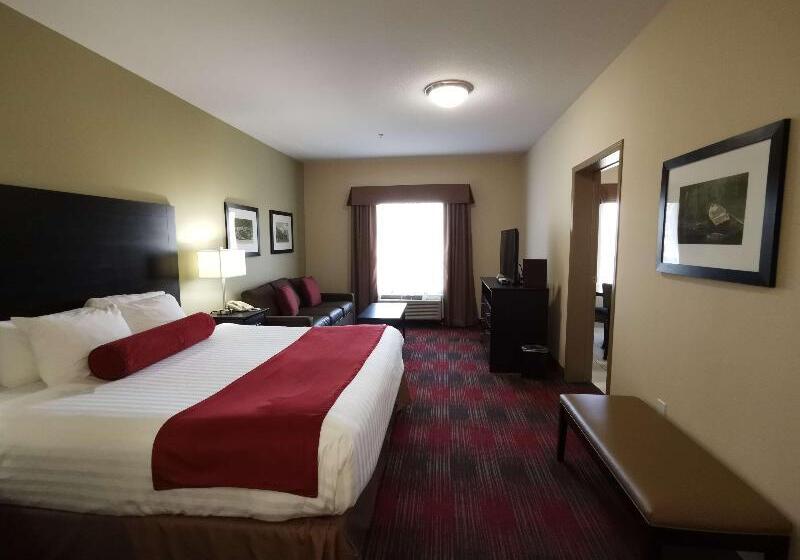 キングサイズベッドのスタンダードルーム, Best Western Plus Red Deer Inn & Suite