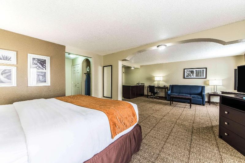 מיטת קינג בסוויטה, Comfort Inn Dallas Park Central