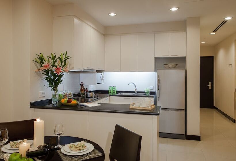 آپارتمان اجرایی 1 خوابه, Somerset Hoa Binh Hanoi