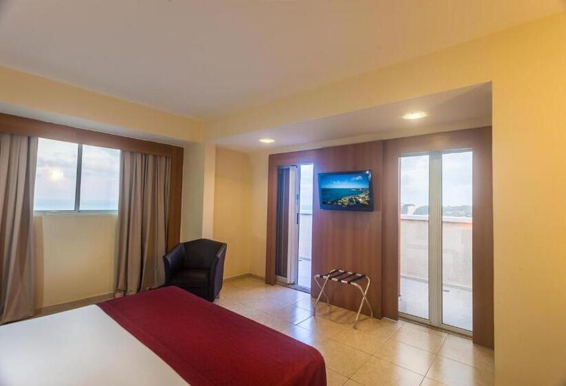 Quarto Deluxe Vista Mar com Sacada, Praiamar Express
