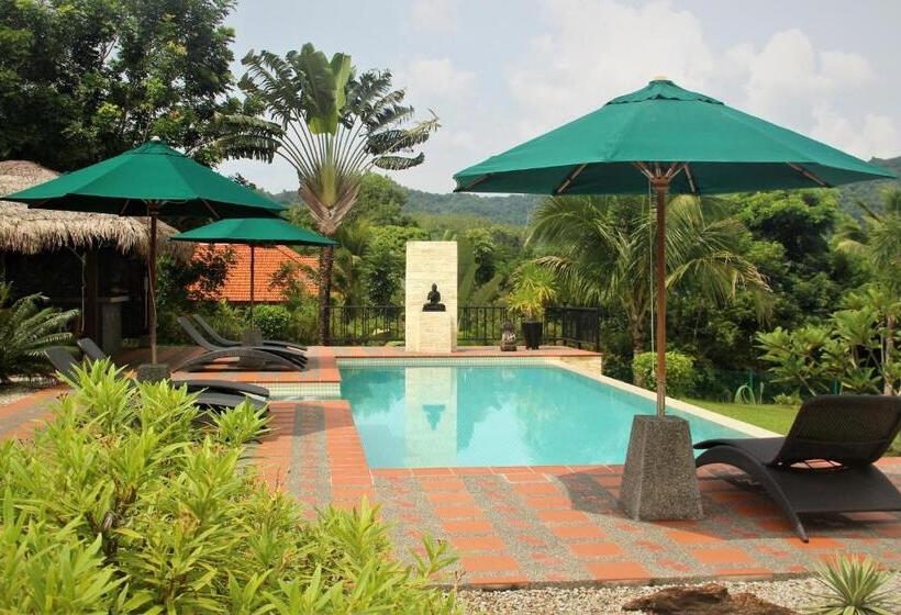 ガーデンビューのスタンダードバンガロー, Villa Kelapa Langkawi