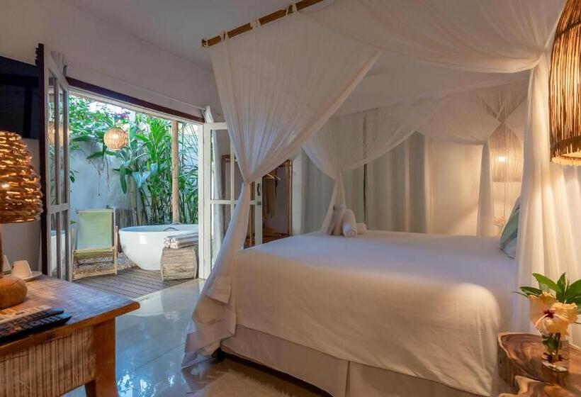 Люкс Кровать Кинг, Pousada Bem Te Vi Trancoso