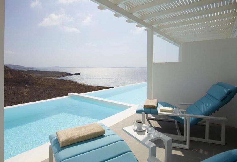 سوئیت پریمیوم با چشم‌انداز دریا, Epic Blue Mykonos