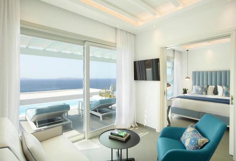سوییت با چشم‌انداز دریا, Epic Blue Mykonos