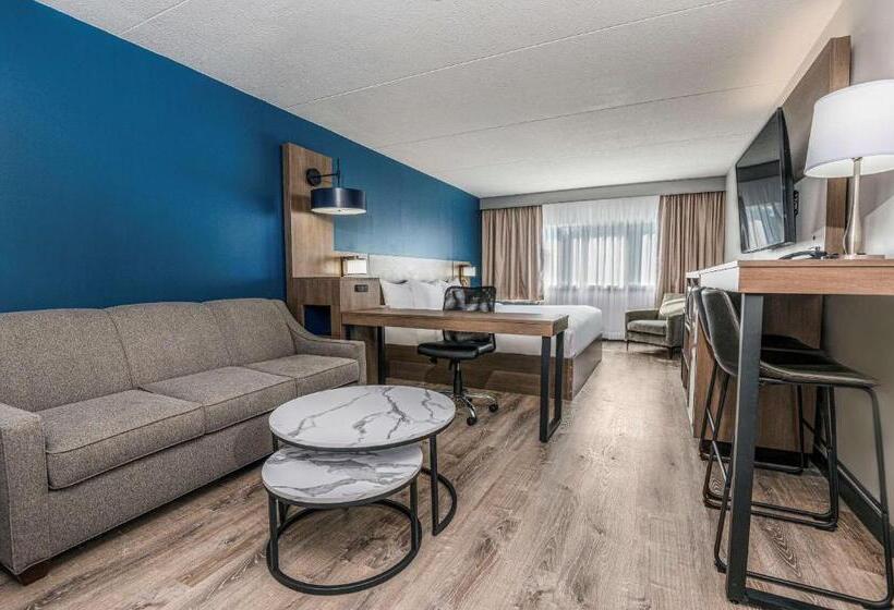 キングサイズベッドのスタンダードルーム, Comfort Suites Kingston Central