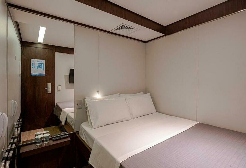 اتاق استاندارد با سرویس بهداشتی مشترک, Fast Sleep Guarulhos By Slaviero Hotéis